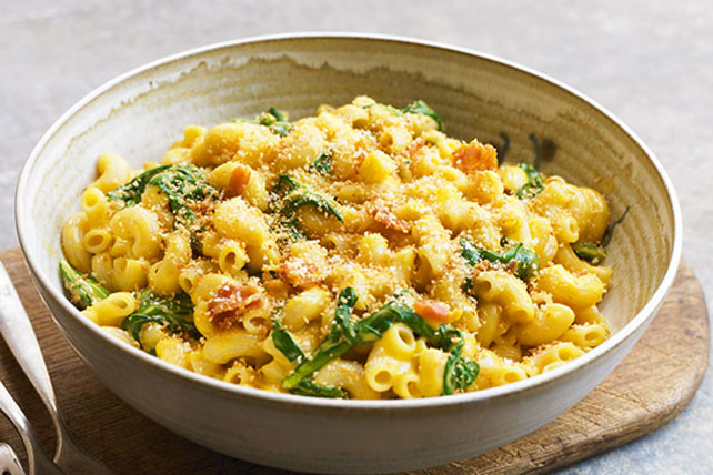 KRAFT Spinach Mac & Cheese with Bacon