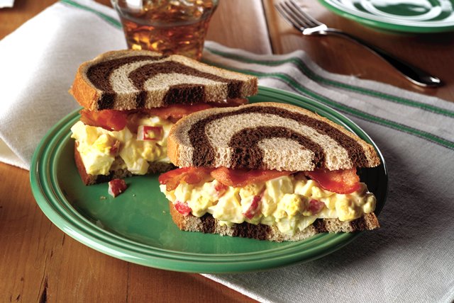 Zippy Bacon-Egg Salad Sandwiches