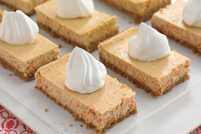 Carrot Cheesecake Bars