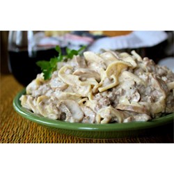 Simple Hamburger Stroganoff