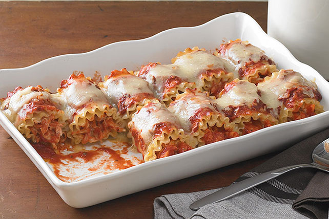 Spicy Chicken Lasagna Roll-Ups