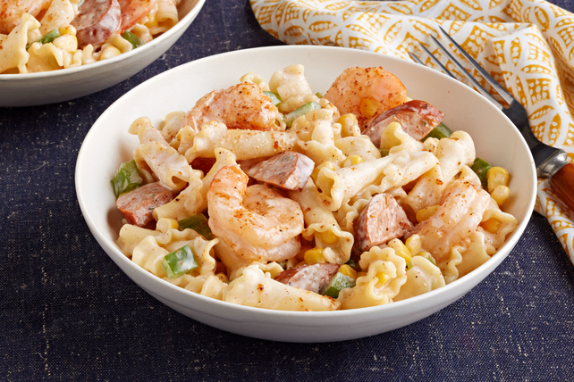 Cajun-Shrimp Pasta for Two