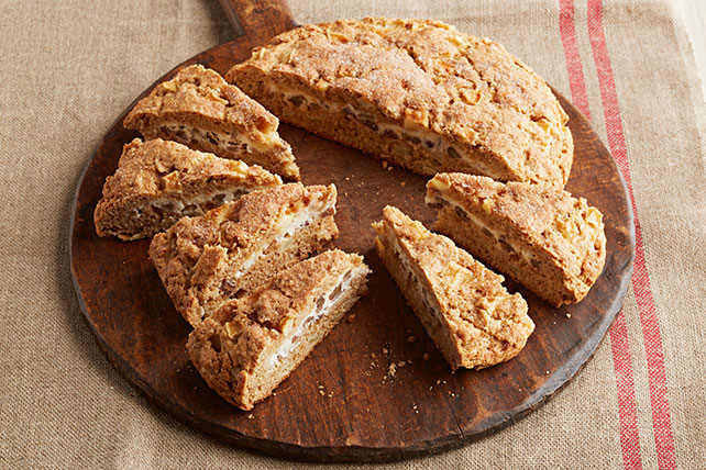 Cream Cheese-Filled Apple Scones