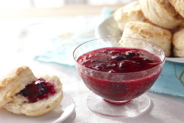 30 Minutes to Homemade SURE.JELL Raspberry-Blueberry Freezer Jam