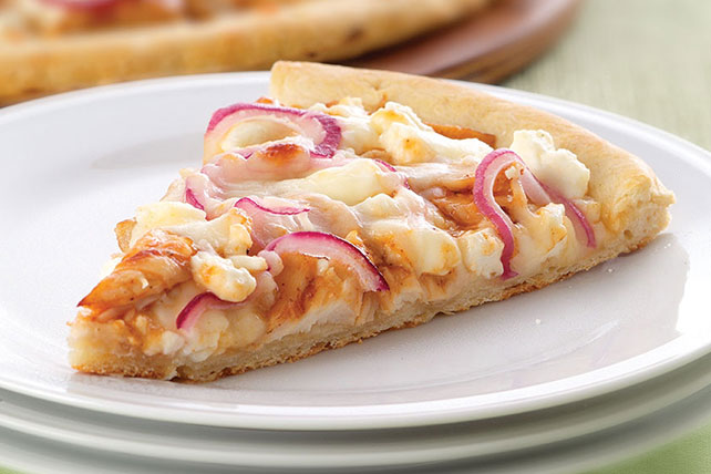 Feta-BBQ Chicken Pizza