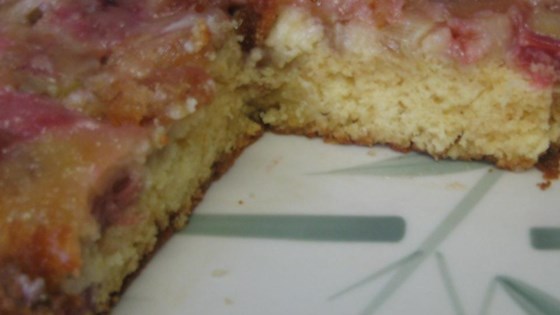 Rhubarb Upside Down Cake I