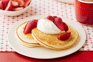 Strawberry Cheesecake Pancakes