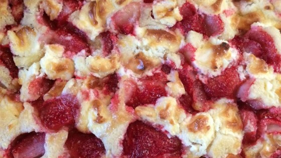 Strawberry Cream Cheese Cobbler