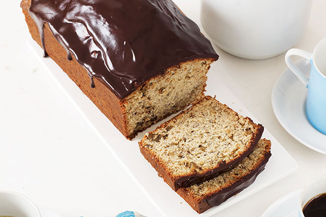 Chocolate-Glazed Banana Bread