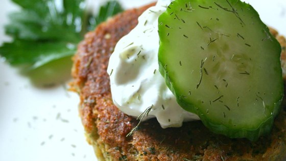 Sean's Falafel and Cucumber Sauce