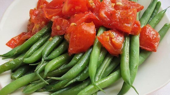 Green Beans with Cherry Tomatoes