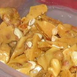 Microwave Peanut Brittle