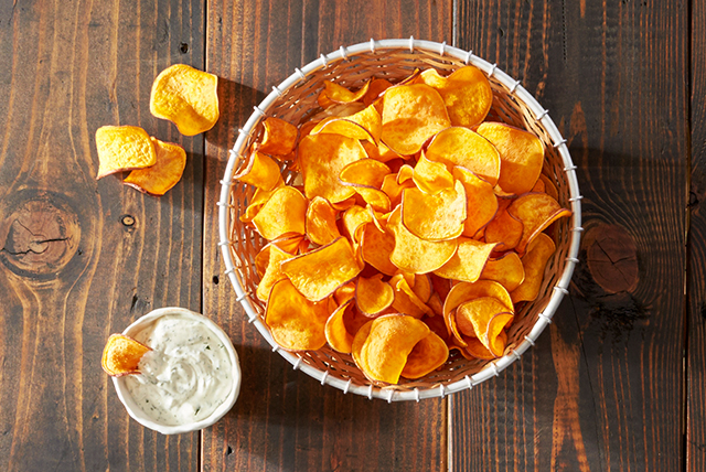 Baked Homemade Sweet Potato Chips