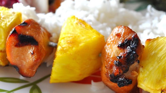 Hawaiian Chicken Kabobs