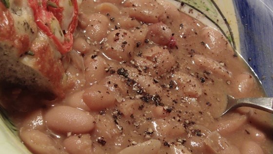 Slow Cooker Ham and Beans