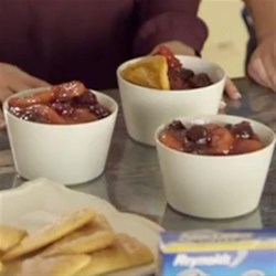 Ashley and Whitney's Apple-Cherry Cobbler