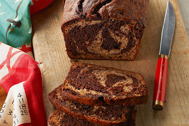 Chocolate-Marbled Banana Bread