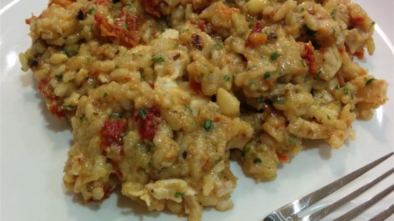 Risotto with Sun-Dried Tomatoes and Mozzarella