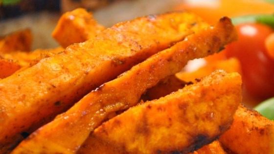 Spicy Baked Sweet Potato Fries