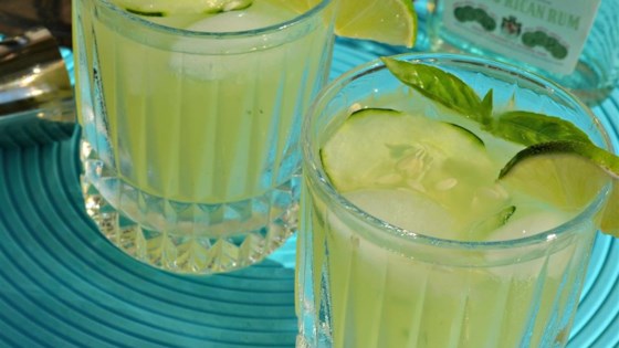 Basil-Cucumber Mojito