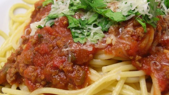 Spaghetti Sauce with Ground Beef