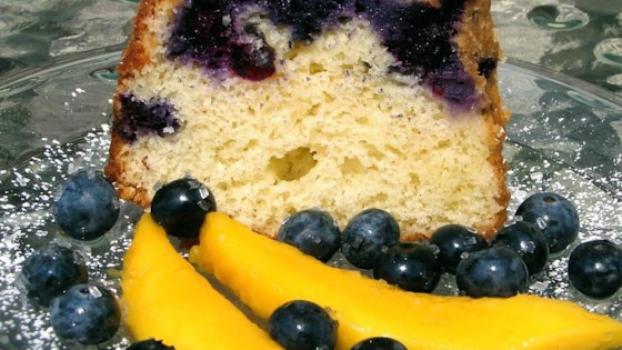 Blueberry Cream Cheese Pound Cake I