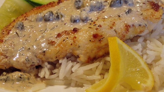 Chicken Breasts in Caper Cream Sauce