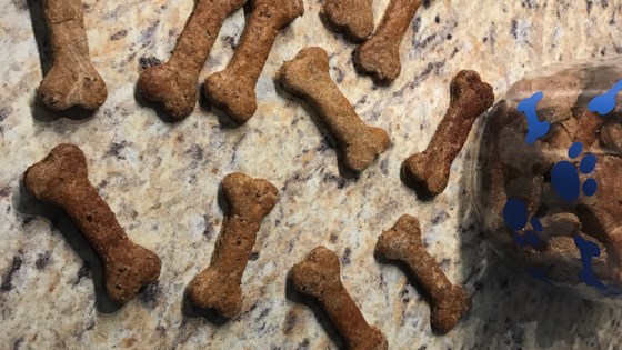 Peanut Butter and Banana Dog Biscuits