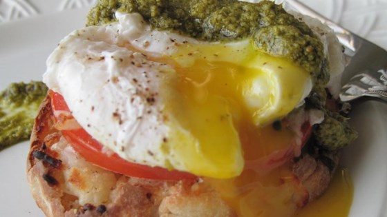 Poached Eggs Caprese