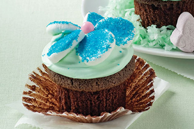 BAKER'S ONE BOWL Flower Cupcakes Recipe