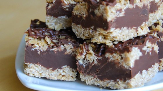 No Bake Chocolate Oat Bars