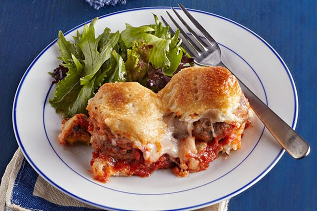 Meatball 'Pizza' Casserole