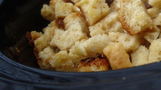 Bread Pudding in the Slow Cooker