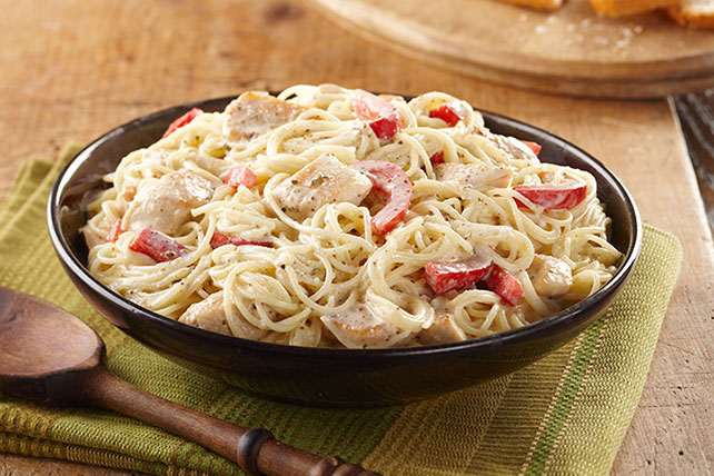 Chicken Alfredo Pesto Pasta