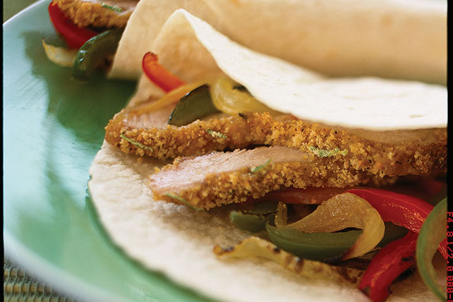 Oven-Lime Pork Fajitas