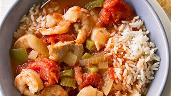 Slow Cooker Chicken Gumbo with Shrimp