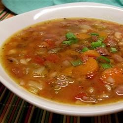 Slow Cooker Ham and Bean Soup