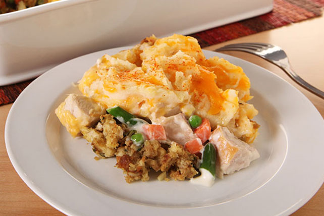 Thanksgiving Leftovers Casserole