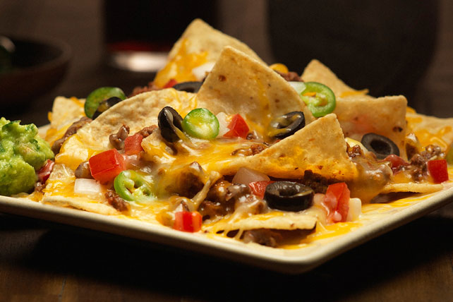 Nachos with Cheesy Beef