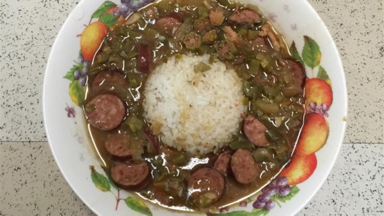 Slow Cooker Chicken and Sausage Gumbo