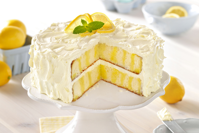 Luscious Lemon Poke Cake