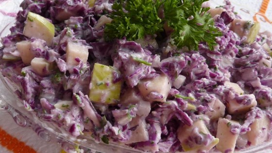 Cabbage and Apple Slaw