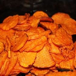 Spicy Sweet Potato Chips