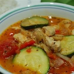 Zucchini and Pork Soup