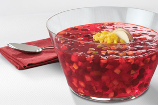 Festive Cranberry-Pineapple JELL-O Salad