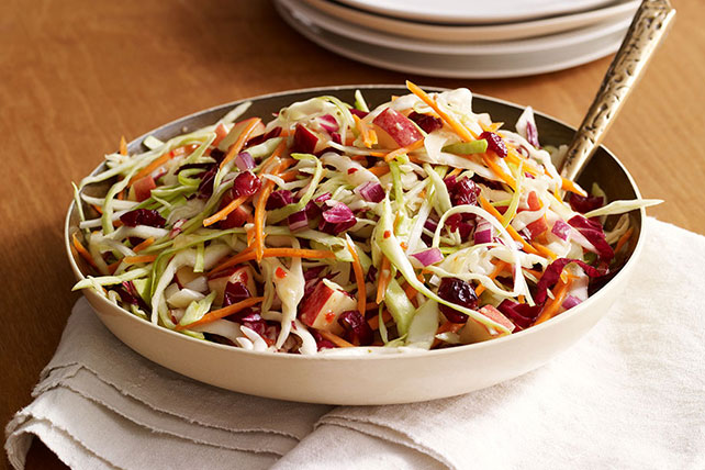 Easy Apple-Cranberry Slaw