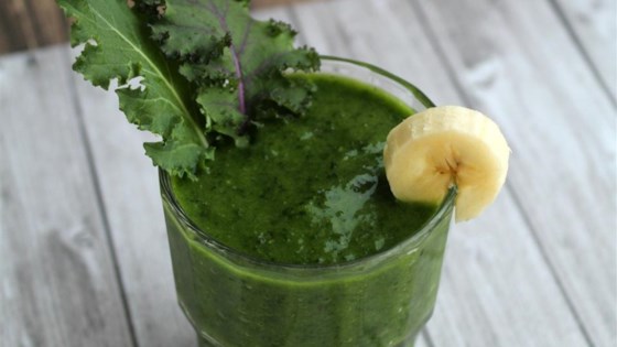 Kale Banana Juice Green Goddess