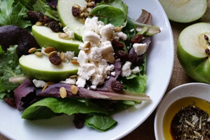 Green Apple Salad with ATHENOS Traditional Crumbled Feta Cheese