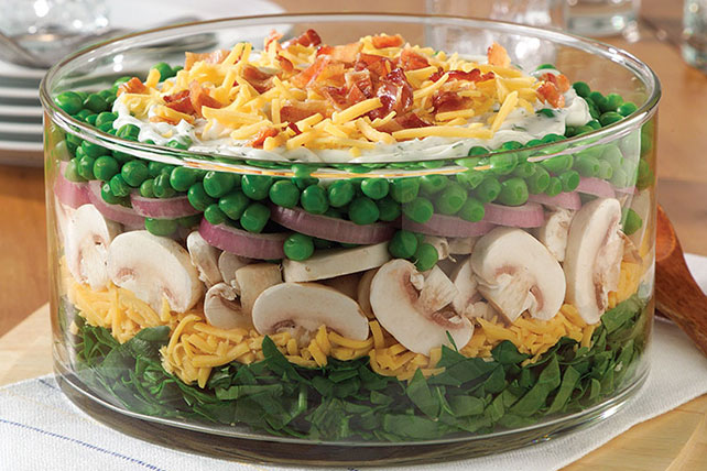 Majestic Layered Spinach Salad