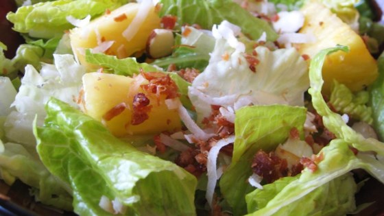 Tropical Salad with Pineapple Vinaigrette